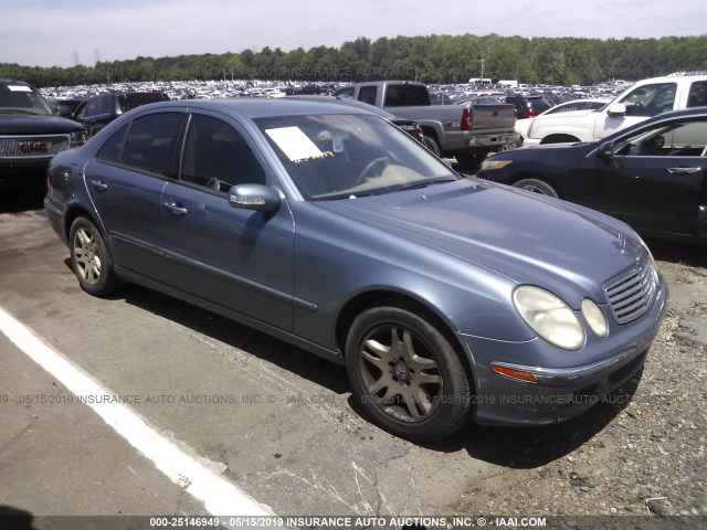 WDBUF65J53A247287 - 2003 MERCEDES-BENZ E 320 BLUE photo 1