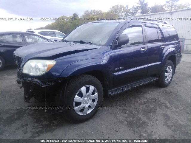 JTEBU14R468062681 - 2006 TOYOTA 4RUNNER SR5/SPORT BLUE photo 2