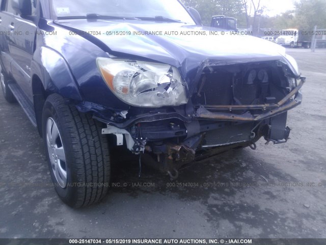 JTEBU14R468062681 - 2006 TOYOTA 4RUNNER SR5/SPORT BLUE photo 6