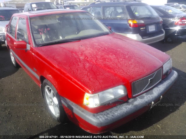 YV1LS5724T1293518 - 1996 VOLVO 850 RED photo 1