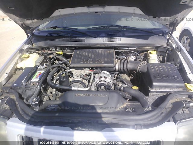 1J4GX48NX4C436645 - 2004 JEEP GRAND CHEROKEE LAREDO/COLUMBIA/FREEDOM 银色 照片 10