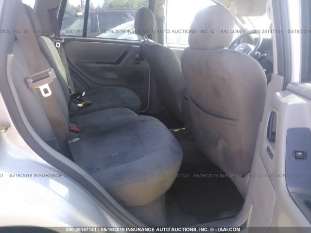 1J4GX48NX4C436645 - 2004 JEEP GRAND CHEROKEE LAREDO/COLUMBIA/FREEDOM 银色 照片 8