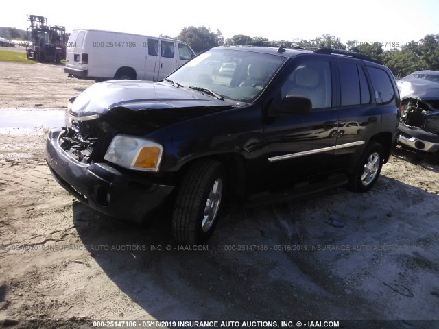 1GKDT13S372191475 - 2007 GMC ENVOY BLACK photo 2