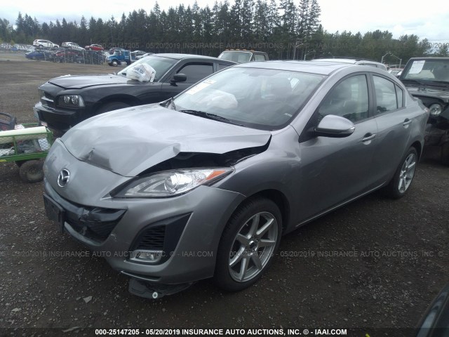 JM1BL1S53A1134978 - 2010 MAZDA 3 S SILVER photo 2