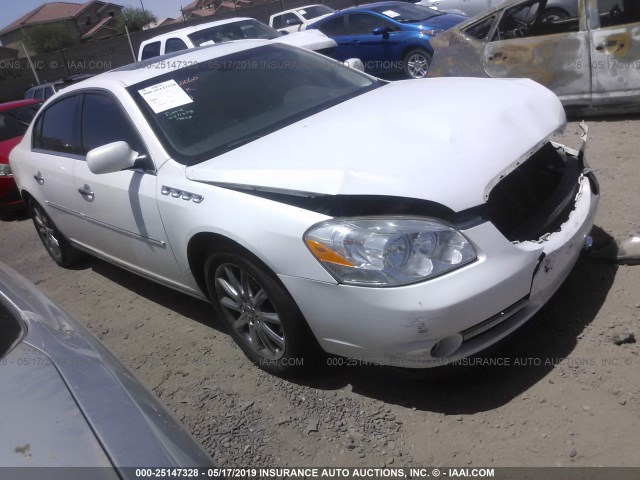 1G4HE57Y77U148285 - 2007 BUICK LUCERNE CXS WHITE photo 1