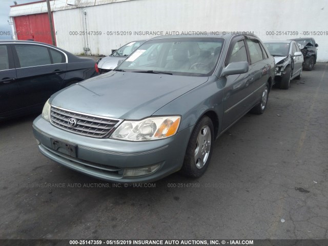 4T1BF28B14U347355 - 2004 TOYOTA AVALON XL/XLS TEAL photo 2