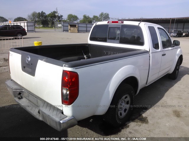 1N6BD06T66C457317 - 2006 NISSAN FRONTIER KING CAB XE WHITE photo 4