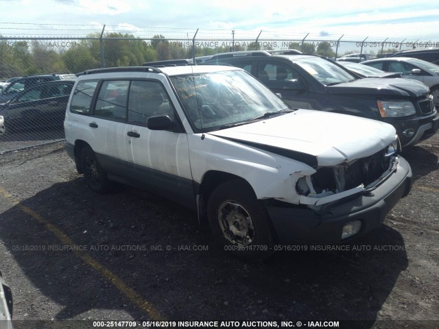 JF1SF6351WH769155 - 1998 SUBARU FORESTER L WHITE photo 1