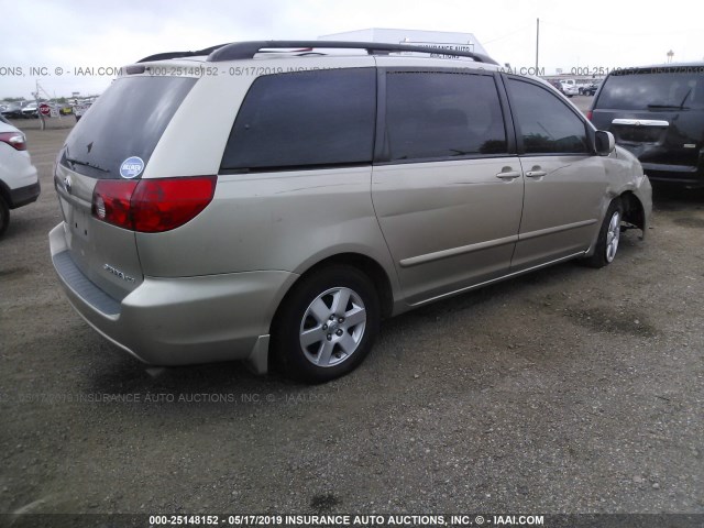 5TDZK22C98S109019 - 2008 TOYOTA SIENNA XLE/XLE LIMITED GOLD photo 4