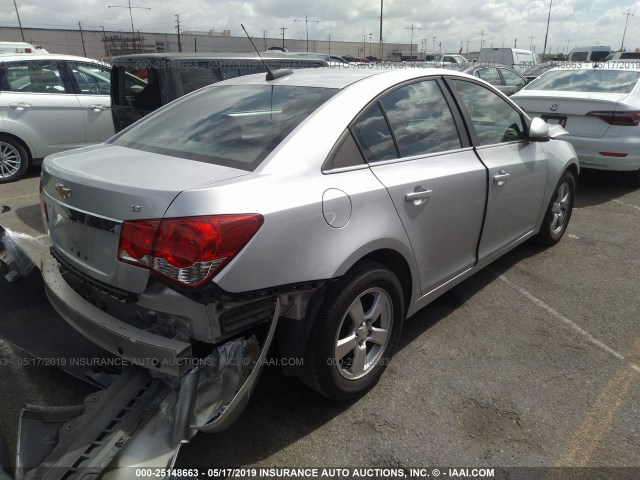 1G1PE5SB3G7149430 - 2016 CHEVROLET CRUZE LIMITED LT SILVER photo 4