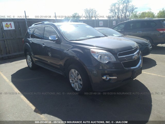 2CNFLGE52B6346894 - 2011 CHEVROLET EQUINOX LTZ GRAY photo 1