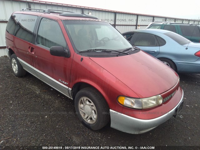 4N2DN1110VD847503 - 1997 NISSAN QUEST XE/GXE RED photo 1