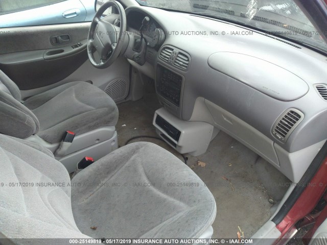 4N2DN1110VD847503 - 1997 NISSAN QUEST XE/GXE RED photo 5