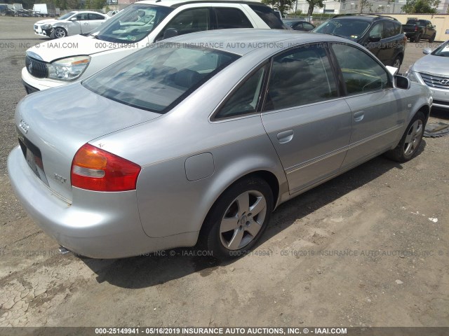 WAULD64B22N038378 - 2002 AUDI A6 2.7T QUATTRO SILVER photo 4