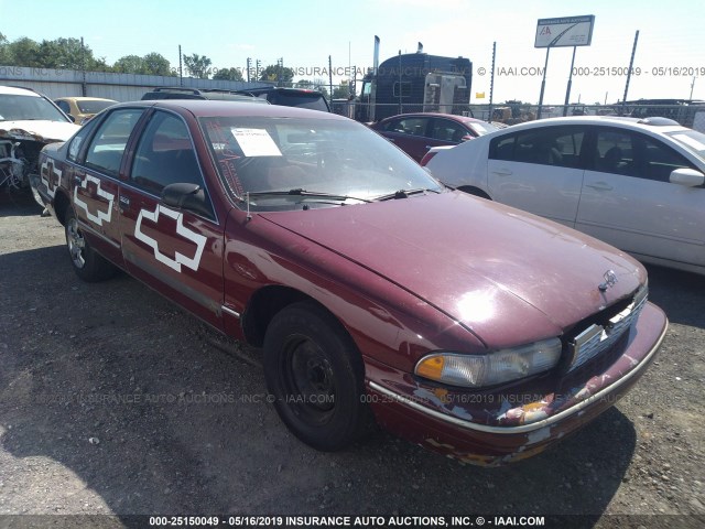 1G1BL52P2TR182803 - 1996 CHEVROLET CAPRICE / IMPALA CLASSIC/SS MAROON photo 1