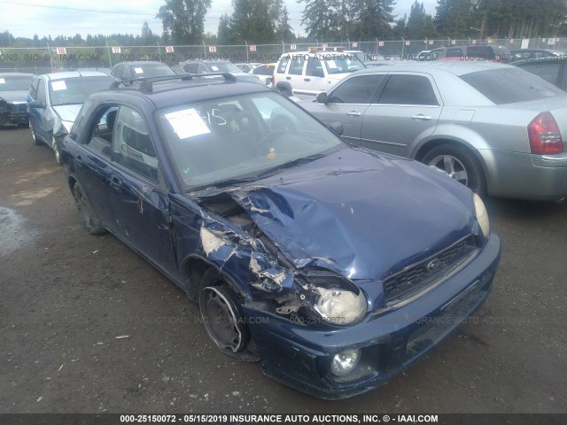 JF1GG65513H805647 - 2003 SUBARU IMPREZA TS BLUE photo 1