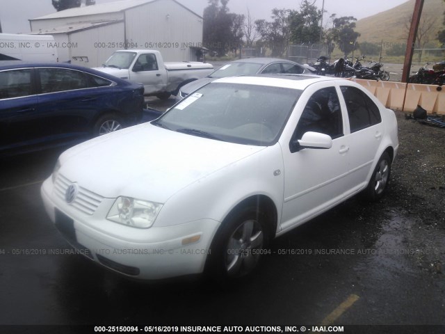 3VWSK69M63M026578 - 2003 VOLKSWAGEN JETTA GLS WHITE photo 2