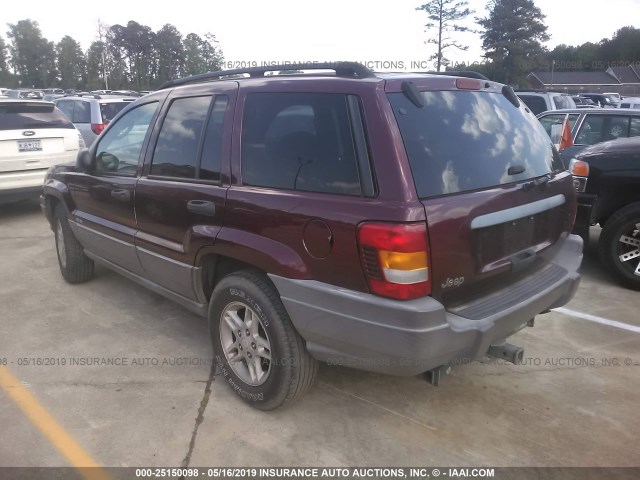 1J4GX48S03C525628 - 2003 JEEP GRAND CHEROKEE LAREDO Bordo foto 3