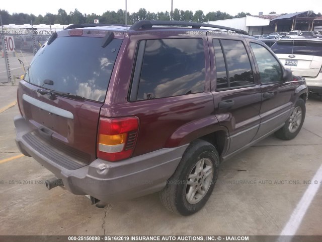 1J4GX48S03C525628 - 2003 JEEP GRAND CHEROKEE LAREDO Bordo foto 4