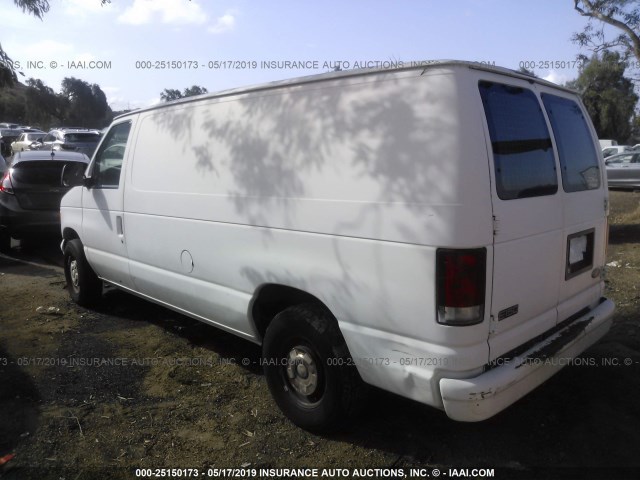 1FTRE14W4XHB85615 - 1999 FORD ECONOLINE E150 VAN WHITE photo 3