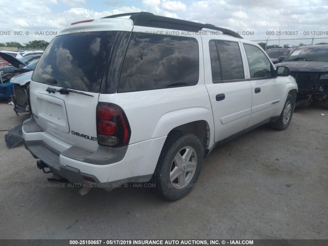 1GNES16S536243682 - 2003 CHEVROLET TRAILBLAZER EXT WHITE photo 4