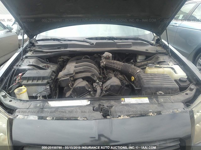 2D4FV48T85H579049 - 2005 DODGE MAGNUM SE BLACK photo 10