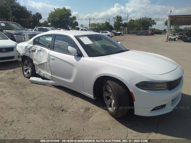 2C3CDXHG4GH138775 - 2016 DODGE CHARGER SXT WHITE photo 1