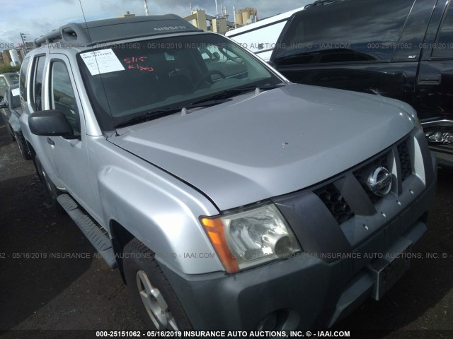 5N1AN08W67C540021 - 2007 NISSAN XTERRA OFF ROAD/S/SE SILVER photo 1