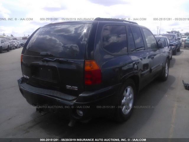 1GKDS13S452264692 - 2005 GMC ENVOY BLACK photo 4