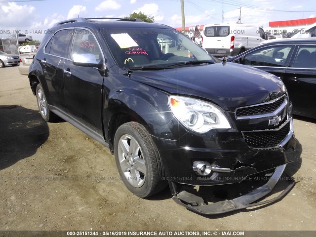 2GNFLHE35E6232506 - 2014 CHEVROLET EQUINOX LTZ BLACK photo 1