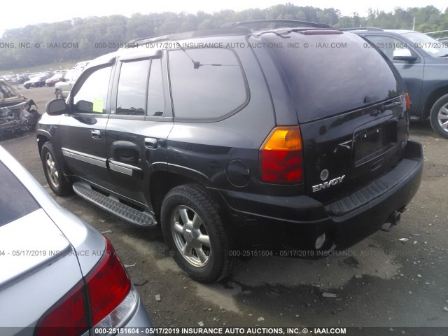 1GKDS13S022307596 - 2002 GMC ENVOY BLACK photo 3