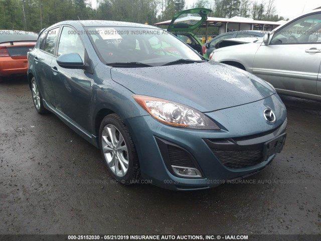 JM1BL1K61B1358163 - 2011 MAZDA 3 S BLUE photo 1