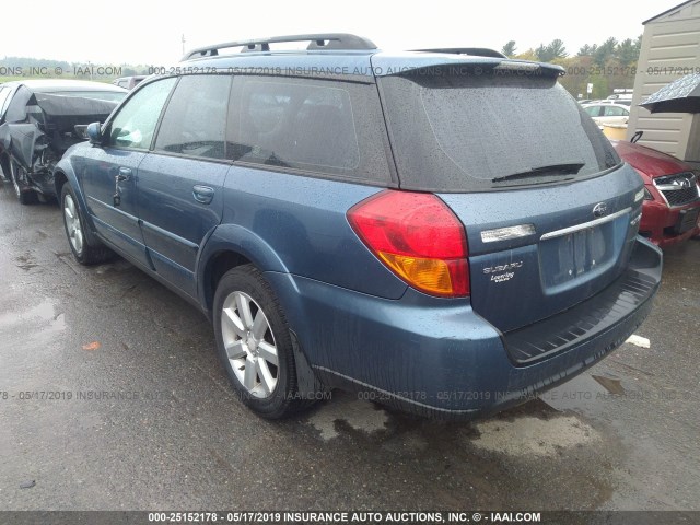 4S4BP62C977324012 - 2007 SUBARU OUTBACK OUTBACK 2.5I LIMITED BLUE photo 3