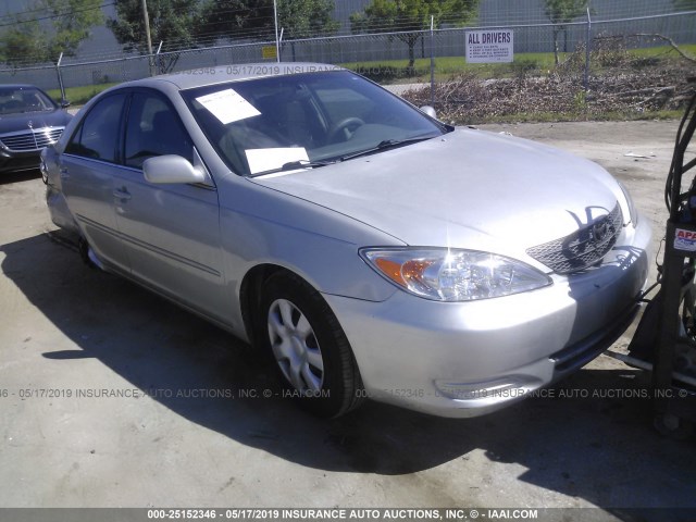 4T1BE32K14U336373 - 2004 TOYOTA CAMRY LE/XLE/SE SILVER photo 1
