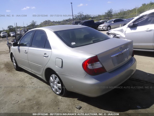 4T1BE32K14U336373 - 2004 TOYOTA CAMRY LE/XLE/SE SILVER photo 3