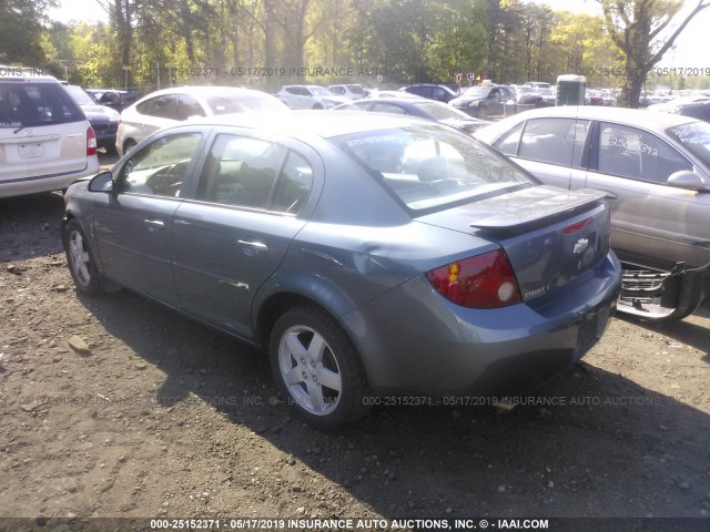 1G1AL55FX67690192 - 2006 CHEVROLET COBALT LT GRAY photo 3