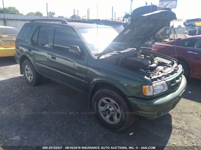 4S2DM58W514302801 - 2001 ISUZU RODEO S/LS/LSE GREEN photo 1