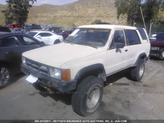 JT4RN62D2G0024788 - 1986 TOYOTA 4RUNNER RN60 BROWN photo 2