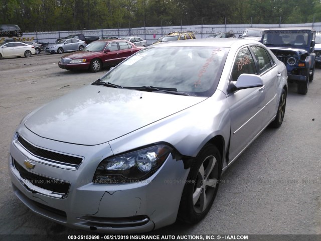 1G1ZC5E02CF160752 - 2012 CHEVROLET MALIBU 1LT 银色 照片 2