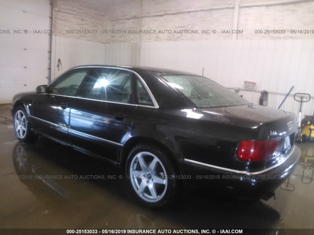 WAUFL54D0YN009160 - 2000 AUDI A8 Dark Blue photo 3