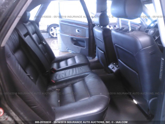 WAUFL54D0YN009160 - 2000 AUDI A8 Dark Blue photo 8