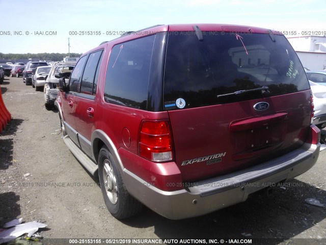 1FMFU18L03LC49268 - 2003 FORD EXPEDITION EDDIE BAUER RED photo 3