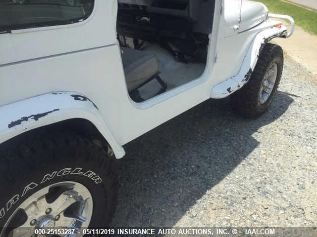 2J4FY19E8KJ113350 - 1989 JEEP WRANGLER / YJ  Unknown photo 6