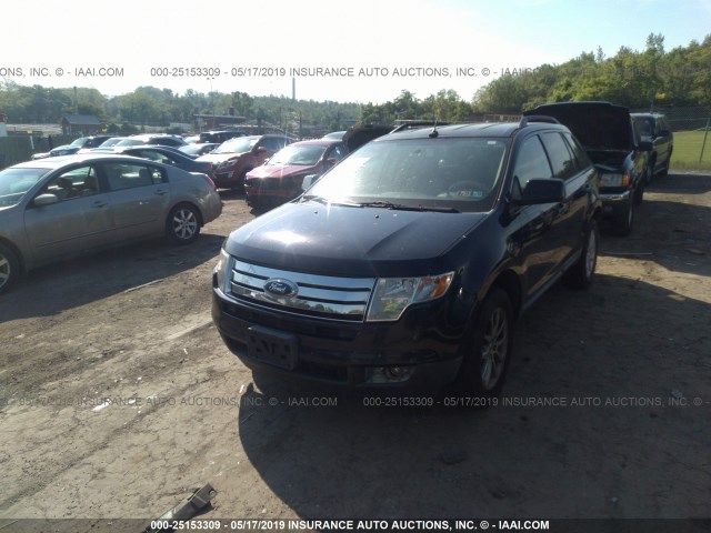 2FMDK48C39BA34362 - 2009 FORD EDGE SEL BLACK photo 2