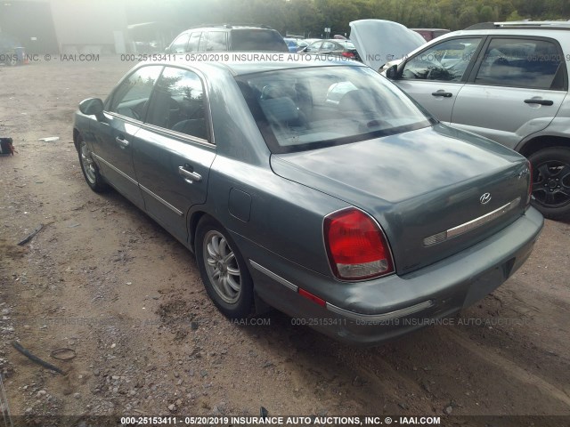 KMHFU45E83A263566 - 2003 HYUNDAI XG 350 BLUE photo 3