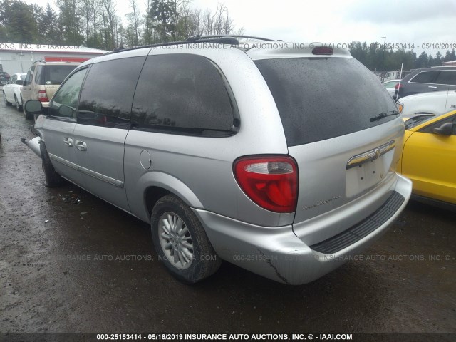 2C4GP54L64R502728 - 2004 CHRYSLER TOWN & COUNTRY TOURING SILVER photo 3