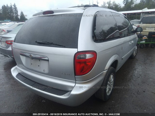 2C4GP54L64R502728 - 2004 CHRYSLER TOWN & COUNTRY TOURING SILVER photo 4