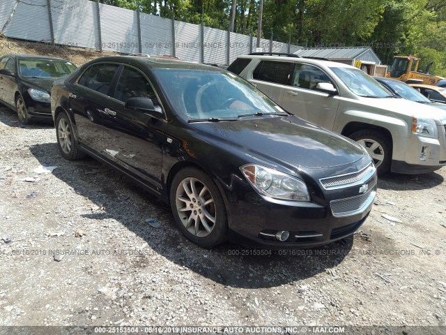 1G1ZK577284255392 - 2008 CHEVROLET MALIBU LTZ BLACK photo 1