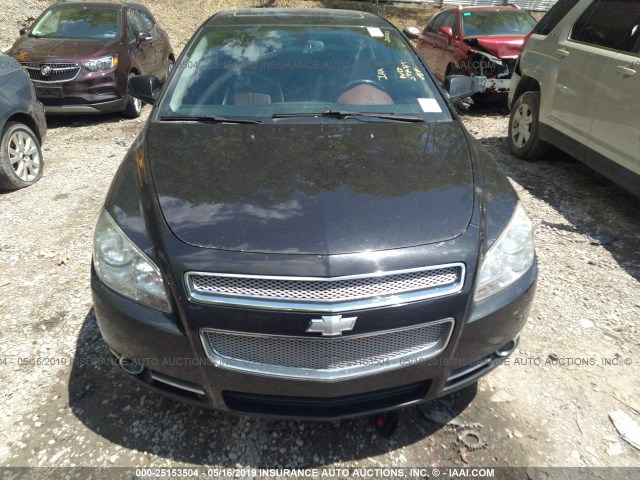 1G1ZK577284255392 - 2008 CHEVROLET MALIBU LTZ BLACK photo 6