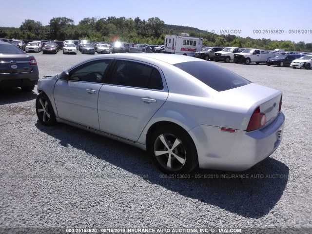 1G1ZC5EU6BF291488 - 2011 CHEVROLET MALIBU 1LT 银色 照片 3